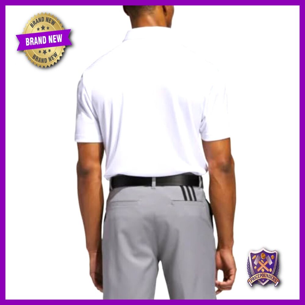 Men's Regular Fit Golf Polo Shirt with Moisture-Wicking Technology - Picture 2 of 5